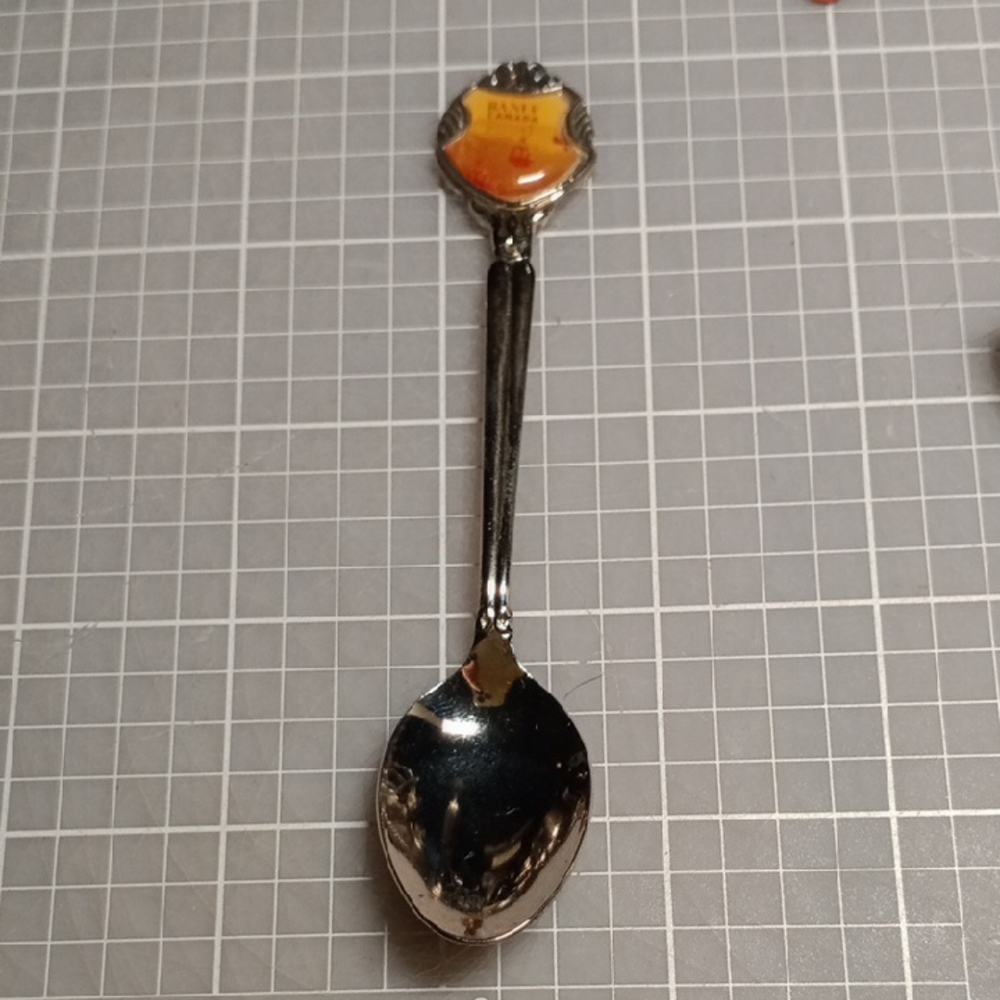 Elegant Silver Tone Souvenir Spoon